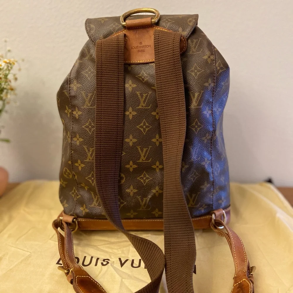 ♥️ LOUIS VUITTON Montsouris GM Backpack 💯 AUTH - Picture 2 of 16